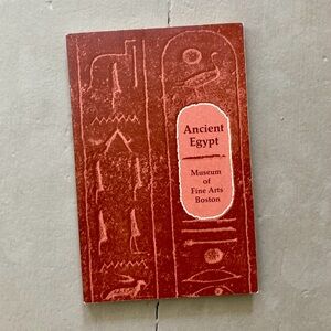 1960 Ancient Egypt MFA Museum of Fine Arts Boston Art Books Exhibit Culture